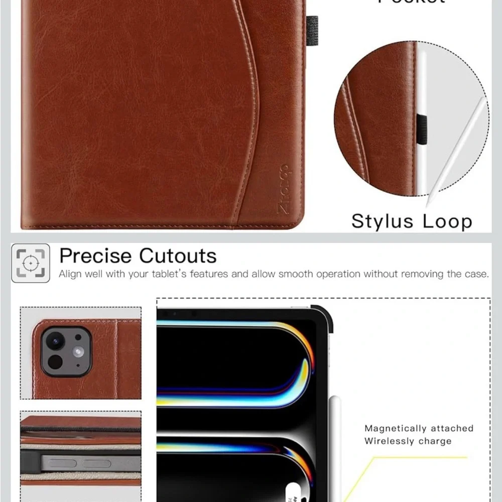 Ztotop IPad Pro 12.9 inch Brown Case